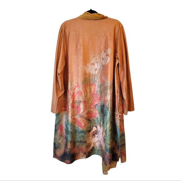 Soft Surroundings Floral Print Long Duster/ Coat - Picture 3 of 6